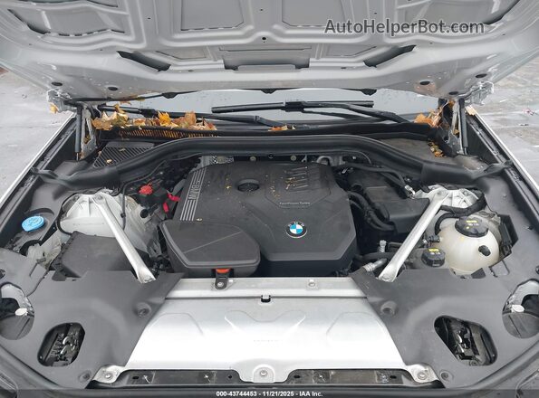 5UXTY5C09M9F37502 2021 BMW X3 White Вид ззаду