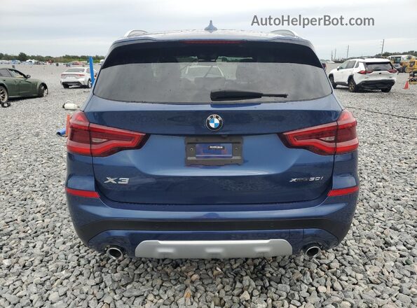 5UXTY5C0XM9H67548 2021 BMW X3 Blue Vista trasera