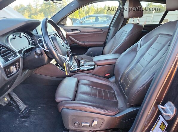 5UXUJ3C51KLA58726 2019 BMW X4 Charcoal წინა სალონის ხედი