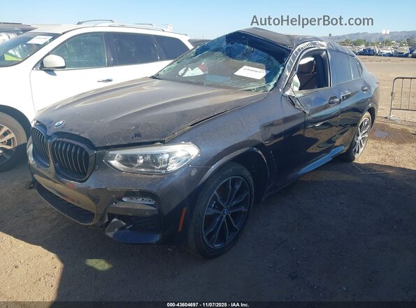 5UXUJ3C58KLG52794 2019 BMW X4 Синий Передняя левая четверть