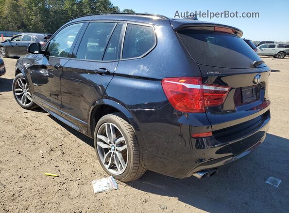 5UXWX7C54H0U41307 2017 BMW X3 Black Tył lewy