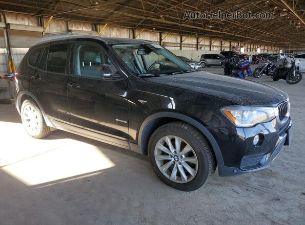 5UXWZ7C30H0V88958 2017 BMW X3 Black Delantero derecho