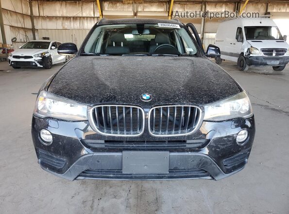 5UXWZ7C30H0V88958 2017 BMW X3 Black Vista frontal