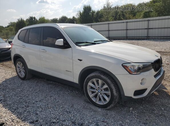 5UXWZ7C52G0R31995 2016 BMW X3 Белый Передняя правая четверть