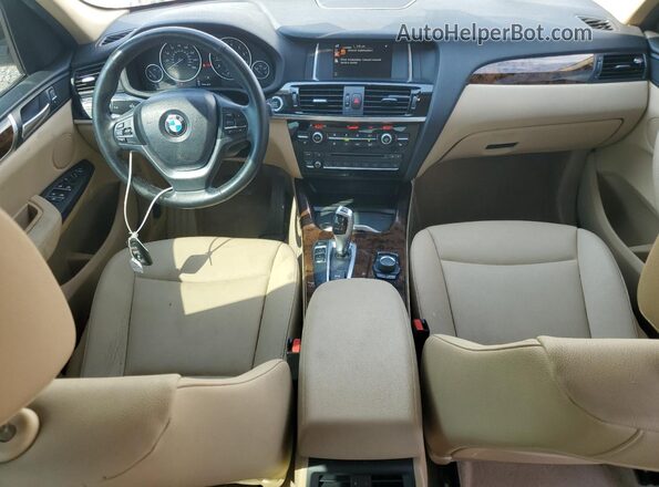 5UXWZ7C52G0R31995 2016 BMW X3 Белый Вид панели приборов