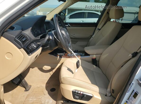 5UXWZ7C52G0R31995 2016 BMW X3 Белый Вид салона спереди