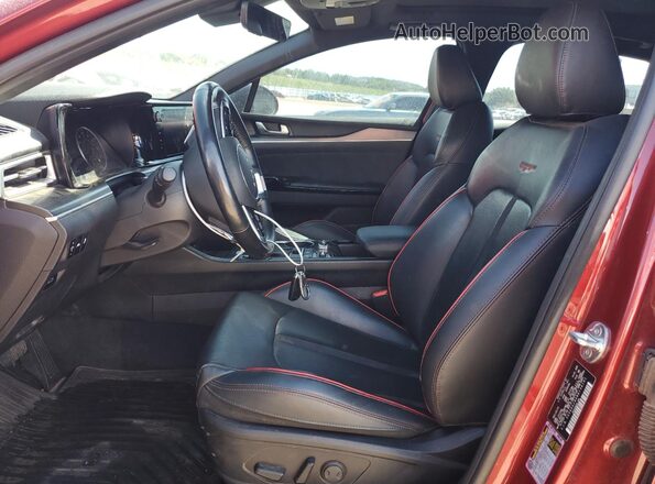 5XXG44J84NG134191 2022 KIA K5 Red Vista interior delantera