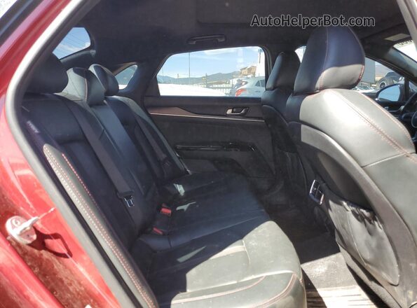 5XXG44J84NG134191 2022 KIA K5 Red Vista de los asientos traseros
