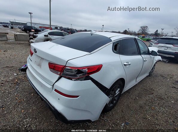 5XXGT4L33KG307828 2019 KIA OPTIMA White Задня права чверть