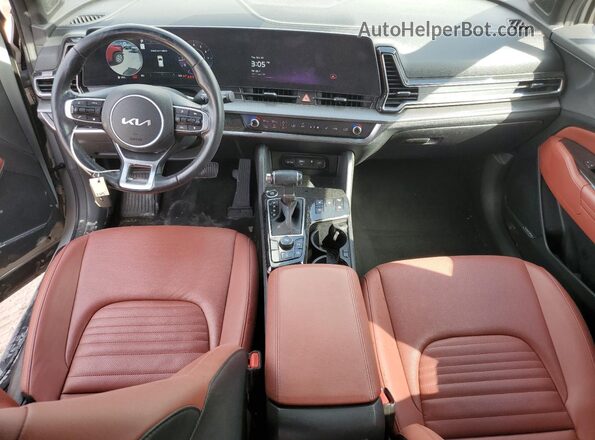 5XYK53AF5PG131007 2023 KIA SPORTAGE Gray Widok deski rozdzielczej