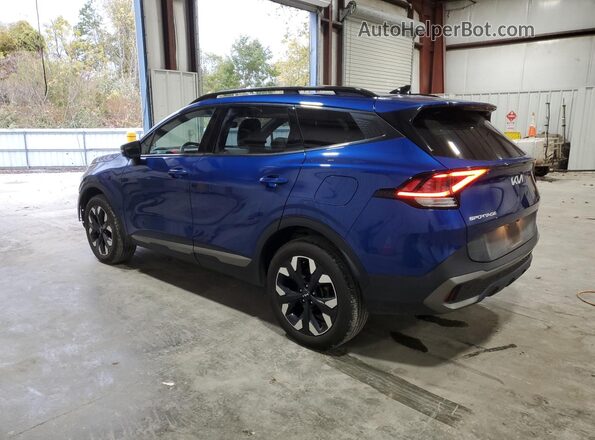 5XYK6CDF3RG161893 2024 KIA SPORTAGE Blue Հետևի ձախ