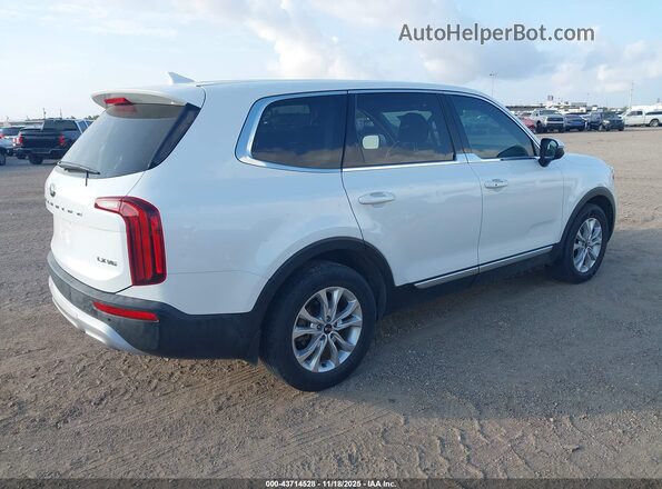 5XYP24HC2LG070063 2020 KIA TELLURIDE White უკანა მარჯვენა