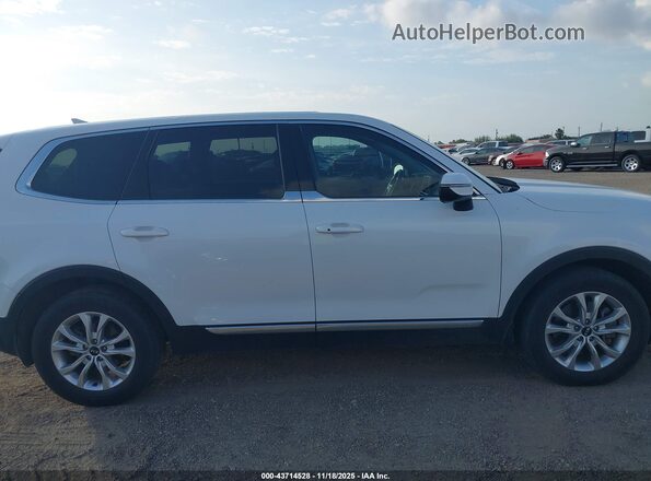 5XYP24HC2LG070063 2020 KIA TELLURIDE White უკანა სალონის ხედი