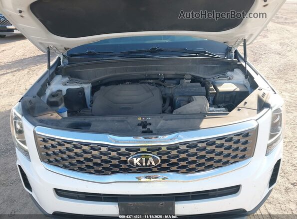 5XYP24HC2LG070063 2020 KIA TELLURIDE White უკანა ხედი