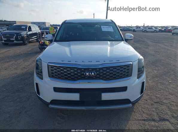 5XYP24HC2LG070063 2020 KIA TELLURIDE White ხელსაწყოთა პანელის ხედი