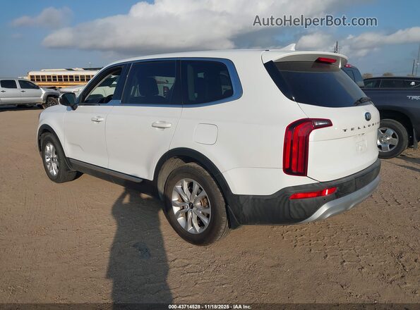 5XYP24HC2LG070063 2020 KIA TELLURIDE White უკანა მარცხენა