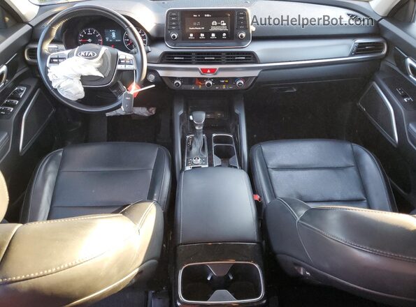 5XYP2DHC7MG153182 2021 KIA TELLURIDE Gray Widok deski rozdzielczej