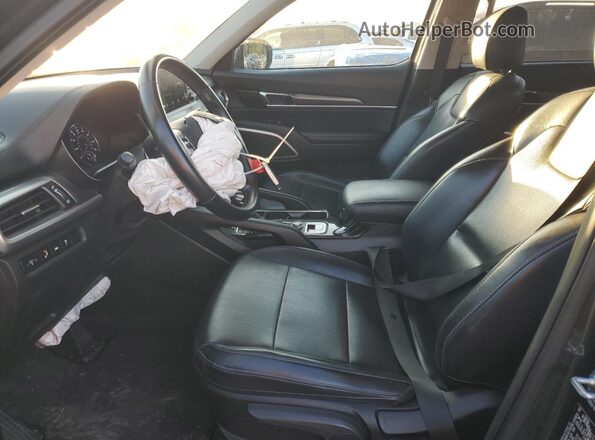 5XYP2DHC7MG153182 2021 KIA TELLURIDE Gray Widok wnętrza z przodu