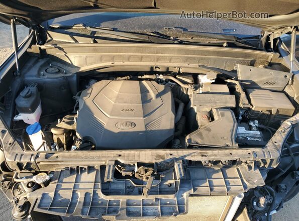 5XYP2DHC7MG153182 2021 KIA TELLURIDE Gray Widok komory silnika