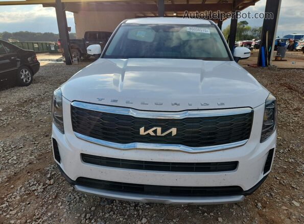 5XYP2DHCXNG212355 2022 KIA TELLURIDE White Vista frontal