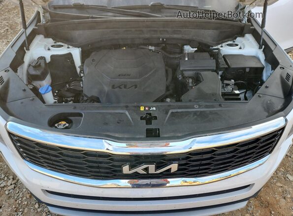 5XYP2DHCXNG212355 2022 KIA TELLURIDE White Vista del compartimento del motor