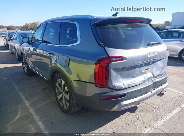 5XYP34HC0NG307536 2022 KIA TELLURIDE Gray Rear left