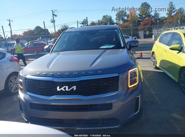 5XYP34HC0NG307536 2022 KIA TELLURIDE Gray Instrument cluster view