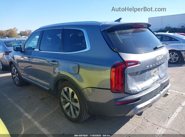 5XYP34HC0NG307536 2022 KIA TELLURIDE Gray 360 interior view