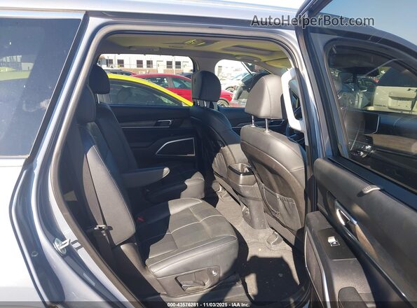 5XYP34HC0NG307536 2022 KIA TELLURIDE Gray VIN sticker view