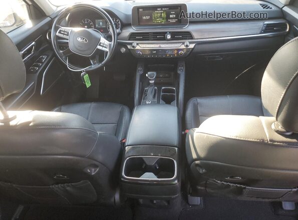 5XYP34HC1MG120935 2021 KIA TELLURIDE White Widok deski rozdzielczej