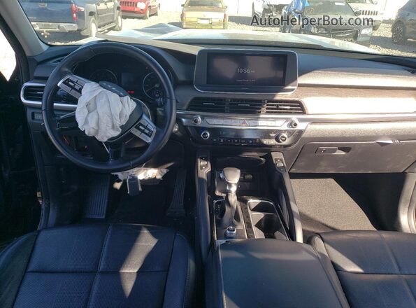 5XYP34HC2NG240017 2022 KIA TELLURIDE Black Widok deski rozdzielczej