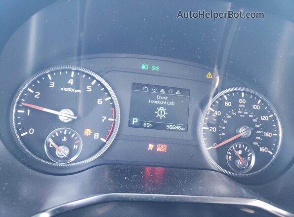 5XYP34HC2NG240017 2022 KIA TELLURIDE Black Widok zestawu wskaźników