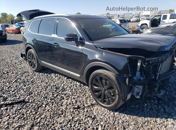 5XYP34HC2NG240017 2022 KIA TELLURIDE Black Przód prawy