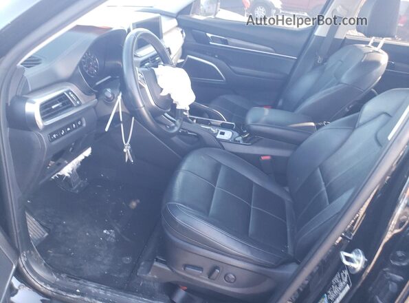 5XYP34HC2NG240017 2022 KIA TELLURIDE Black Widok wnętrza z przodu