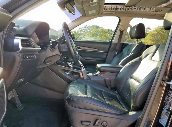 5XYP34HC3NG207334 2022 KIA TELLURIDE Black Вид салону спереду