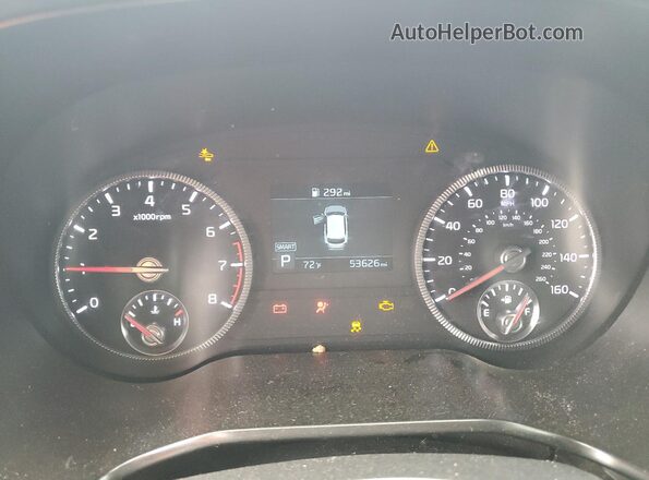 5XYP34HC5LG032789 2020 KIA TELLURIDE White Вид щитка приладів