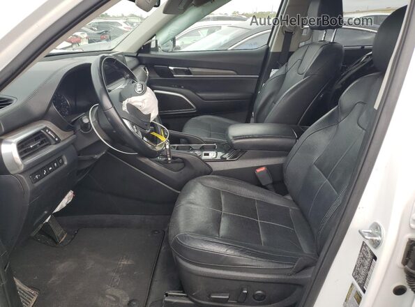 5XYP34HC5LG032789 2020 KIA TELLURIDE White Вид салону спереду