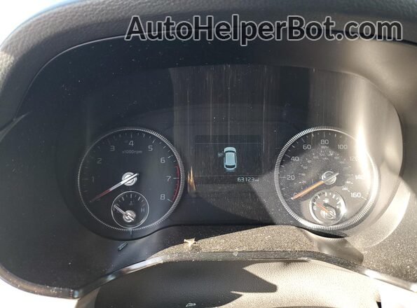 5XYP34HC6NG212706 2022 KIA TELLURIDE Gray Вид щитка приладів