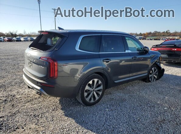 5XYP34HC6NG212706 2022 KIA TELLURIDE Gray Задня права чверть