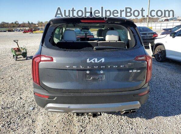 5XYP34HC6NG212706 2022 KIA TELLURIDE Gray Вид ззаду