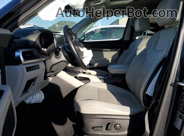 5XYP34HC6NG212706 2022 KIA TELLURIDE Gray Вид салону спереду