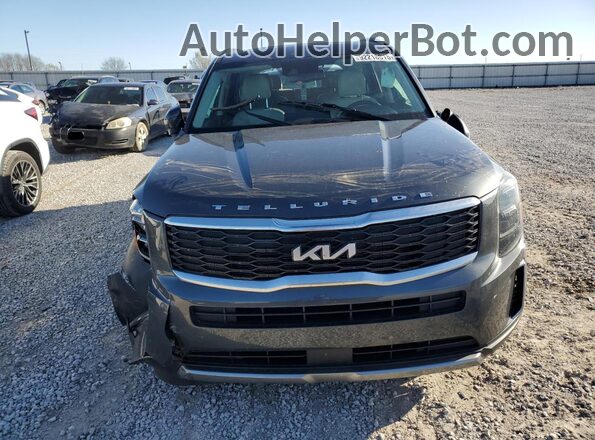 5XYP34HC6NG212706 2022 KIA TELLURIDE Gray Вид спереду