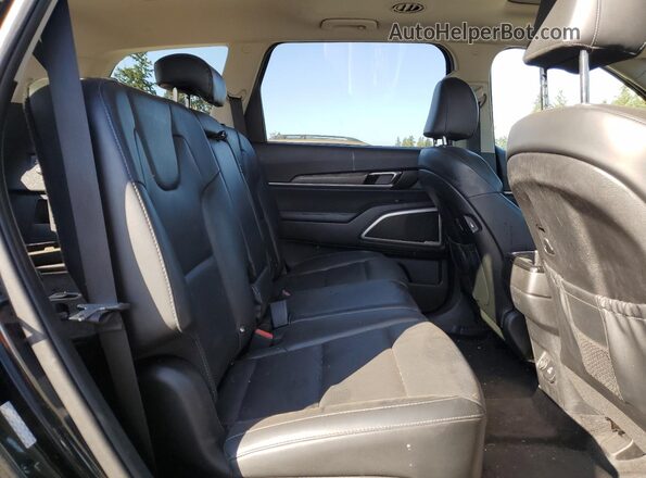 5XYP3DHC0LG013602 2020 KIA TELLURIDE Black უკანა სალონის ხედი