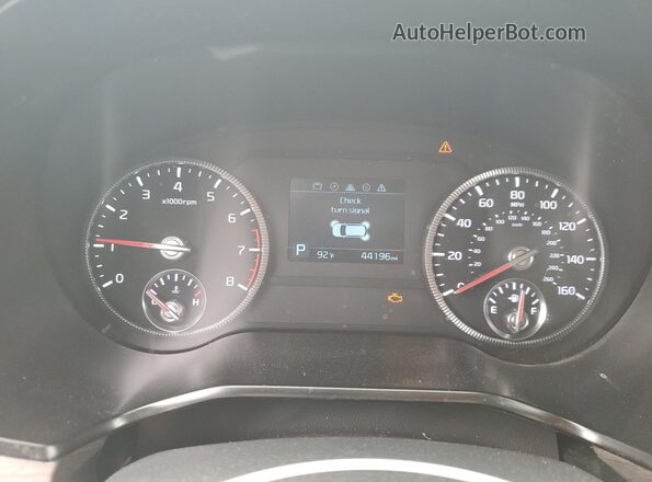 5XYP3DHC0NG250240 2022 KIA TELLURIDE White Вид щитка приладів