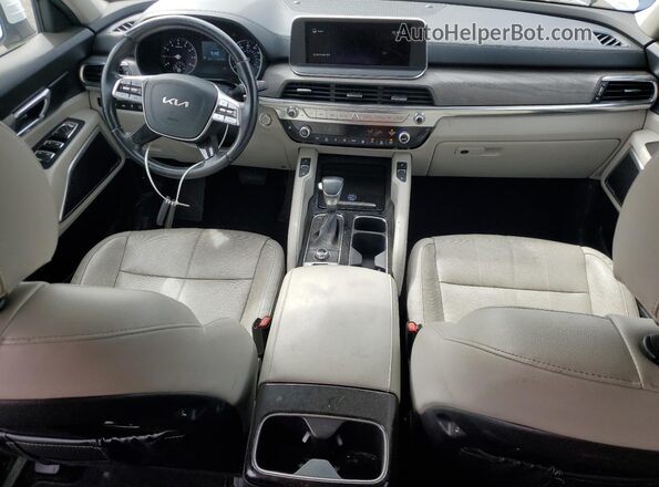 5XYP3DHC0NG250240 2022 KIA TELLURIDE White Вид панелі приладів