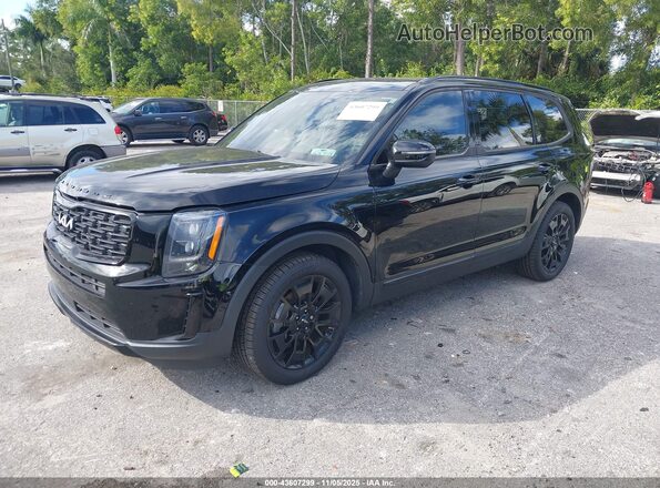5XYP3DHC0NG290768 2022 KIA TELLURIDE Black Vista tres cuartos delantera izquierda