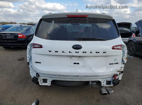 5XYP3DHC2MG183753 2021 KIA TELLURIDE Белый Вид сзади