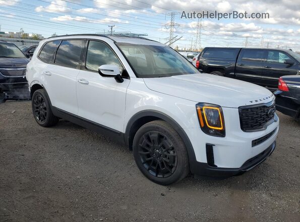 5XYP3DHC2MG183753 2021 KIA TELLURIDE Белый Передняя правая четверть