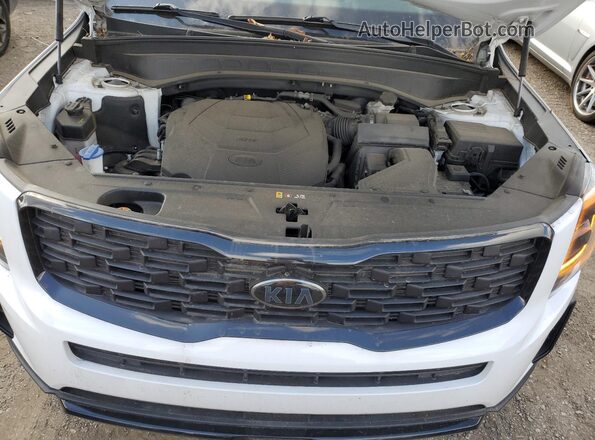 5XYP3DHC2MG183753 2021 KIA TELLURIDE Белый Вид задней части салона