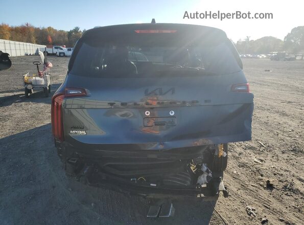 5XYP3DHC2NG233634 2022 KIA TELLURIDE Black უკანა ხედი